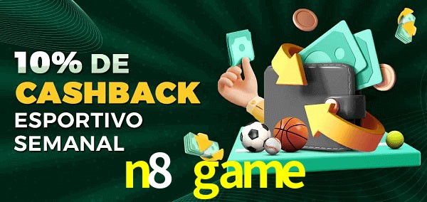10% de bônus de cashback na n8 game